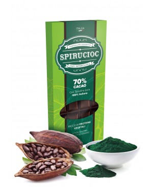 Chocolate with spirulina